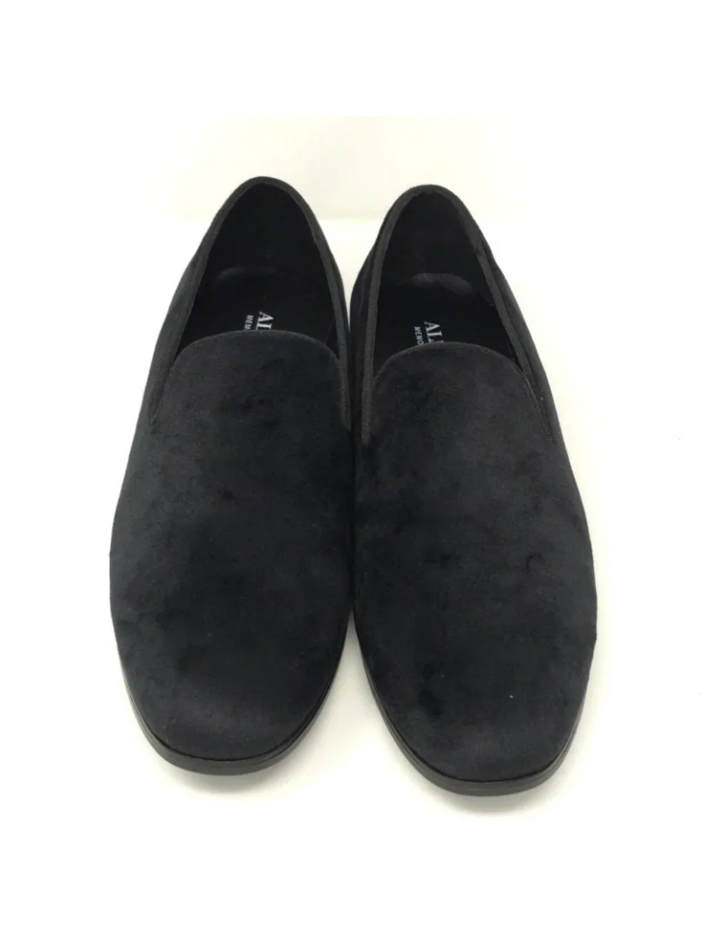 New Alfani Black Suede Slip-On Loafers Men’s 10.5M